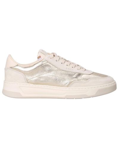 BOSS Baltimore Low Trainers - Pink