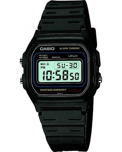 G-Shock Retro Alarm Chrono Watch W-59-1vqes - Black