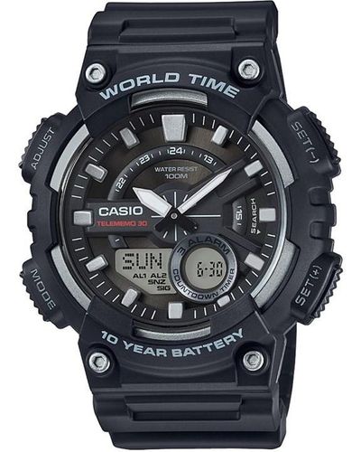 G-Shock Classic Watch Aeq-110w-1avef - Black