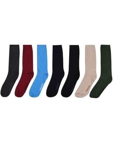 Kangol Formal Socks 7 Pack Plus - White