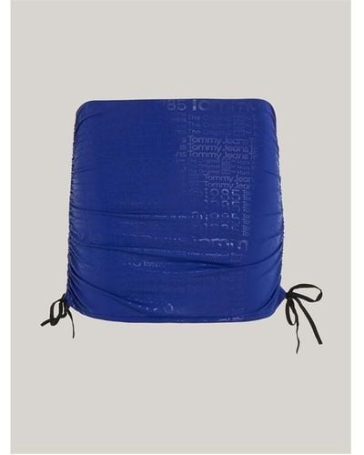 Tommy Hilfiger Swim Skirt Mtalc Ld43 - Blue