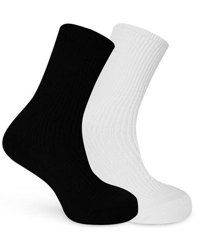 Jack Wills Meadowcroft Crew Socks 5 Pack - Black