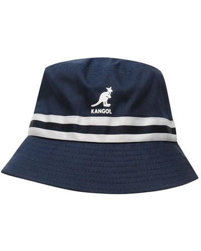 Kangol Stripe Bucket Hat - Blue