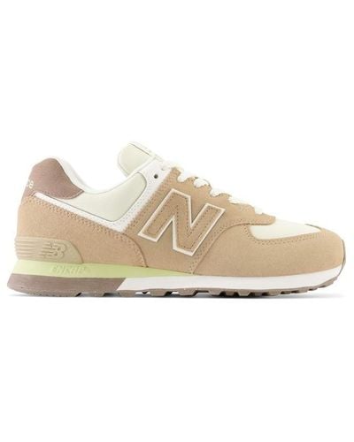 New Balance Core 574 Trainers - Natural