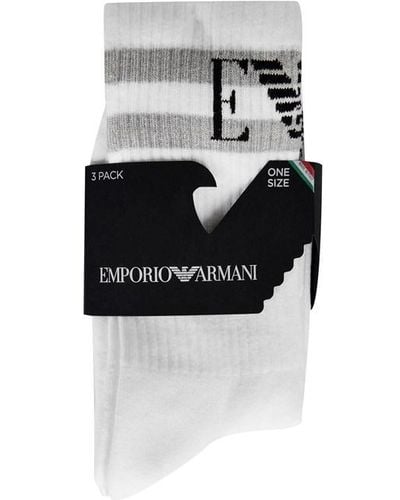 Emporio Armani Men's Knit Short Soc - Black