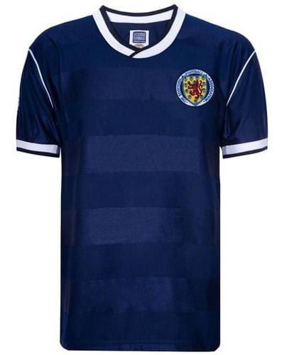 Score Draw Scotland '86 Home Jersey - Blue
