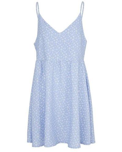 SoulCal & Co California Ditsy Dress Ld43 - Blue