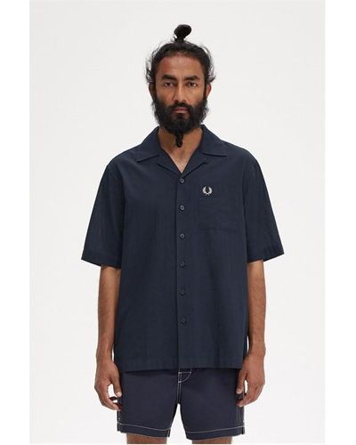Fred Perry Fred Revere Col Ss Sn42 - Blue