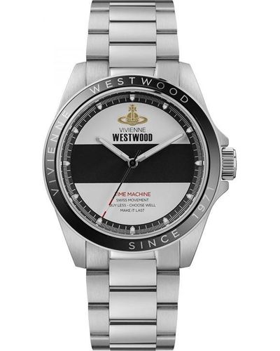 Vivienne Westwood The Blackwall Watch Vv293bksl - Metallic