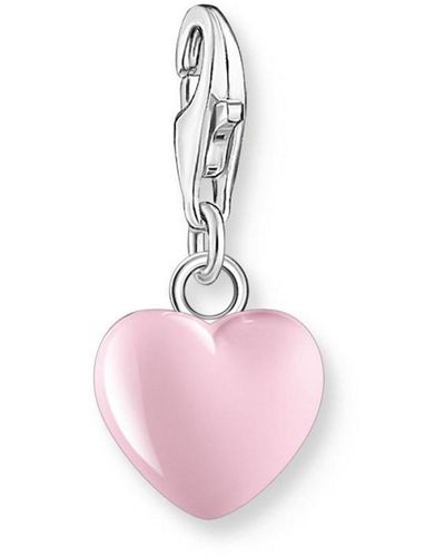 Thomas Sabo Ladies Pink Heart Charm