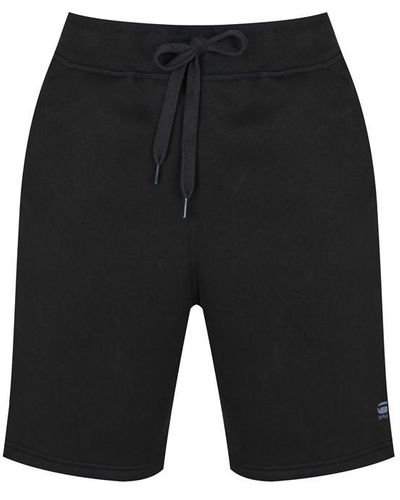 G-Star RAW Pacoir Fleece Shorts - Black