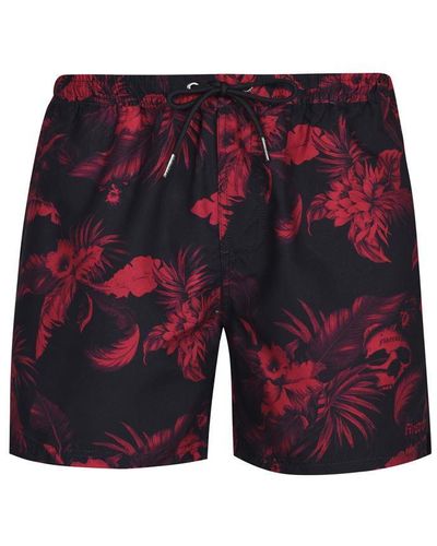 Firetrap Swim Shorts - Red