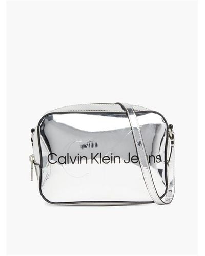 Calvin Klein Sclpt Cam Bag Ld41 - Metallic
