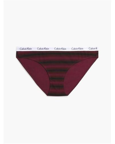 Calvin Klein Calvin Carousel Bikini Bottoms - Purple