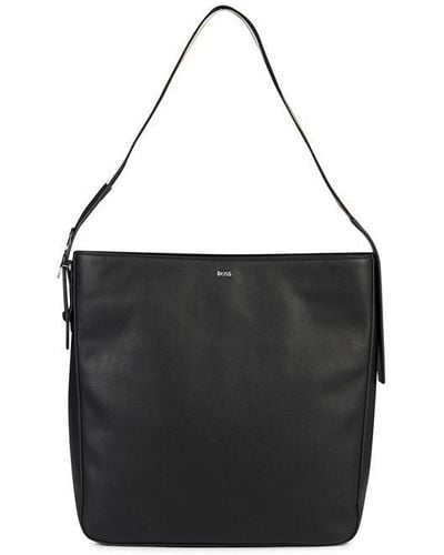 BOSS Amber Hobo Shoulder Bag - Black