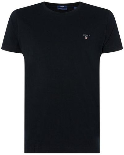 GANT Crew Logo T-shirt - Black
