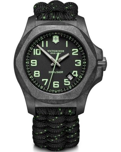 Victorinox Swiss Army I.n.o.x. Carbon 43mm Watch - Black