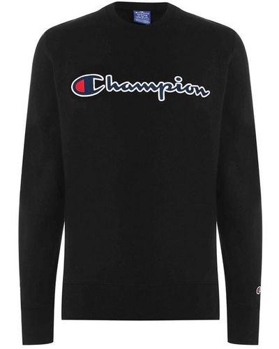 Champion Logo Sweatshirt - Black
