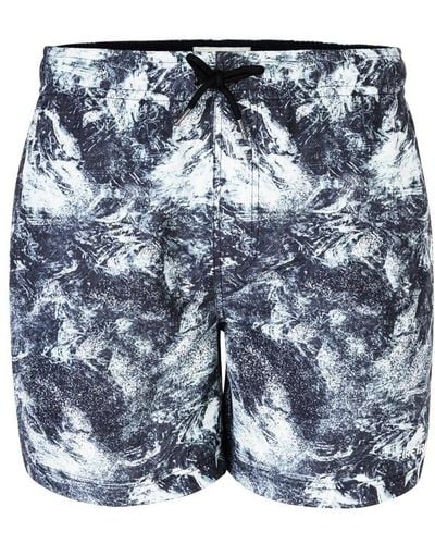 Firetrap Aop Swim Shorts - Blue