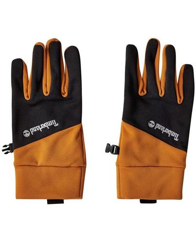 Timberland Softshell Fleece Gloves - Orange
