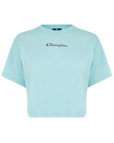 Champion Script T Shirt - Blue