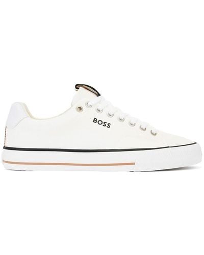 Canvas mens deals hugo boss trainers