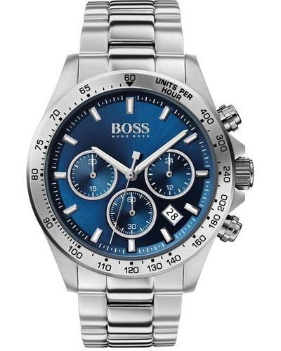 BOSS Hero Stainless Steel Bracelet Watch - Metallic