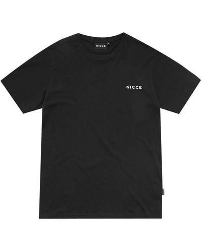 Nicce London Chest Logo T Shirt - Black