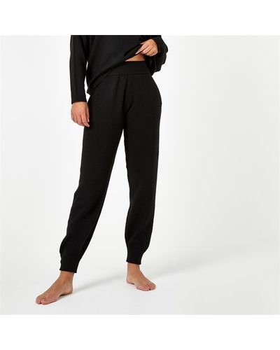 Jack Wills Lounge Knitted Joggers - Black