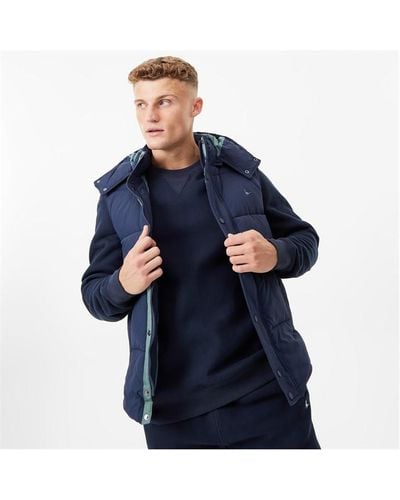 Jack Wills Firstone Puffer Gilet - Blue