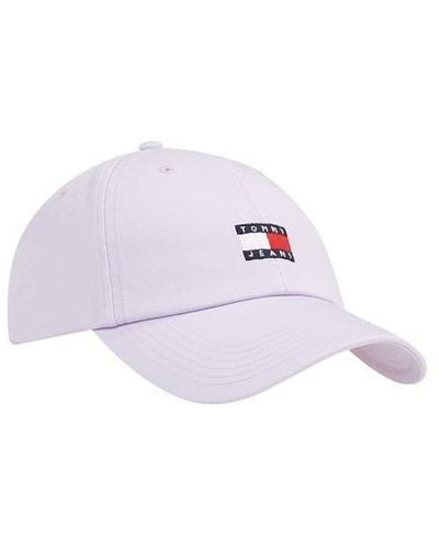 Tommy Hilfiger Logo Baseball Cap - Purple