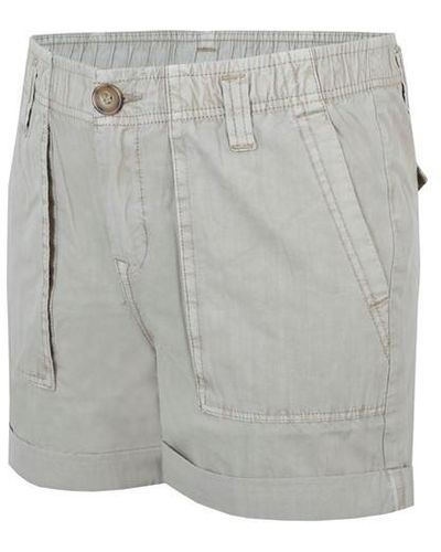 Fabric Shorts Ld - Grey