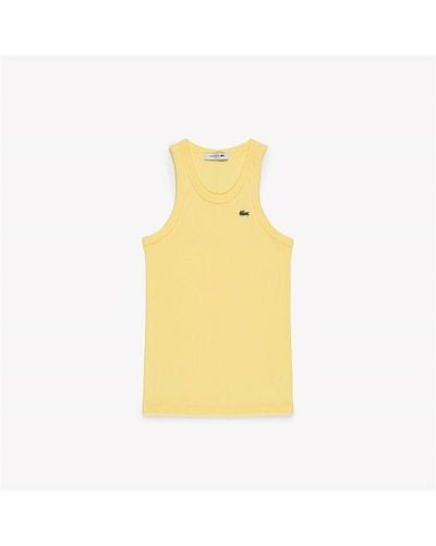 Lacoste Core Vest Ld43 - Yellow