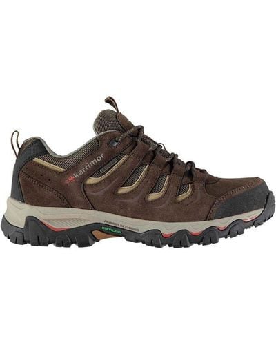 Karrimor Mount Low Waterproof Walking Shoes - Brown
