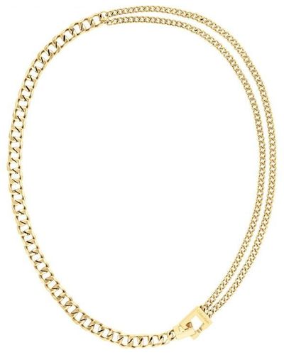 Calvin Klein Gold Plated Chain Necklace - Metallic