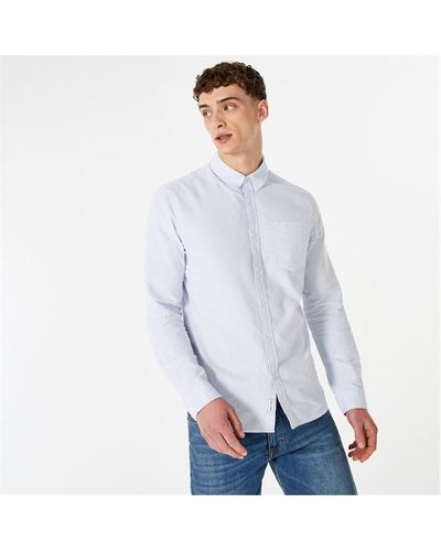 Jack Wills Stripe Oxford Shirt - Blue