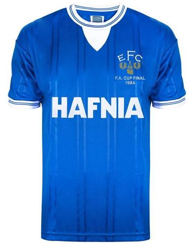Score Draw Everton Fc 1984 Home Jersey - Blue