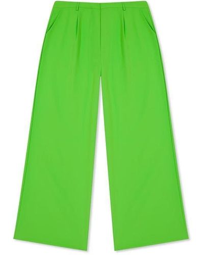 Missguided Plus Size Tailored Trousers - Green