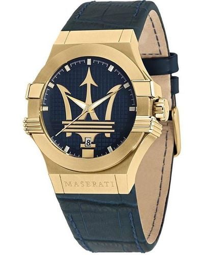 Maserati Stainless Steel Sports Analogue Quartz Watch - Metallic