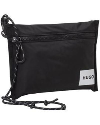 HUGO Horiz Crossbody Bag - Black