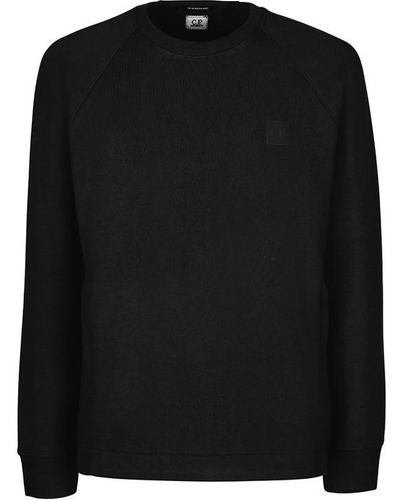 C.P. Company Diagonal Raised Sweatshirt - Black