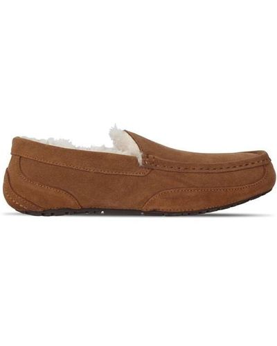 Jack Wills Moccasin Slippers - Brown