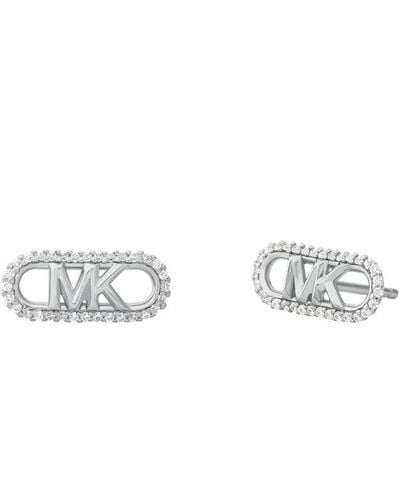 Michael Kors Ladies Sterling Silver Earrings - Metallic