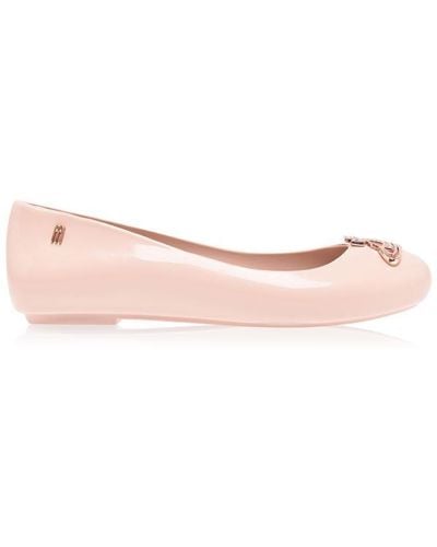Vivienne Westwood Space Love 23 Ballet Court Shoes - Pink