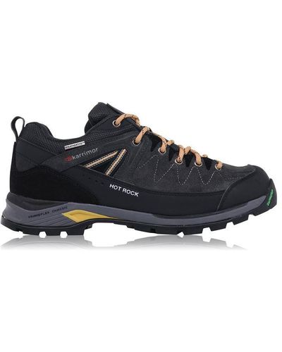 Karrimor Mens Low Walking Shoes Hot Rock Waterproof Lace Up Padded Ankle  Collar