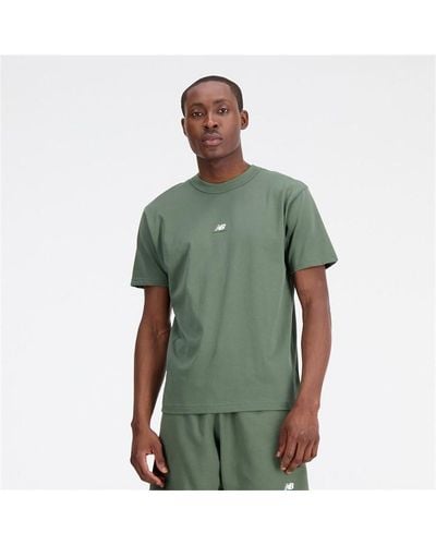 New Balance Sport Essentials Premium Cotton T-shirt In Green