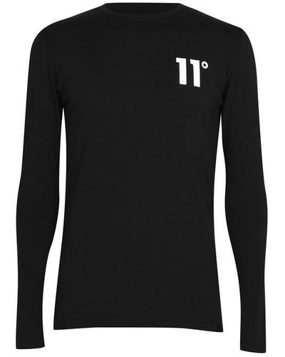 11 Degrees Core Long Sleeve T-shirt - Black