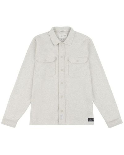 Jack Wills Pq Overshirt Sn99 - White