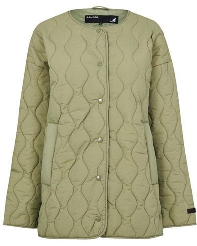 Kangol Quilted Jacket - Green