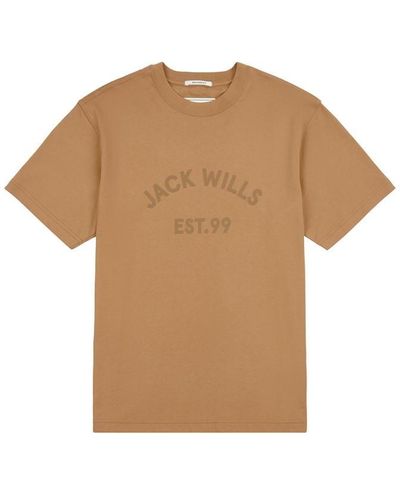 Jack Wills Relaxed Fit T Sn99 - Brown